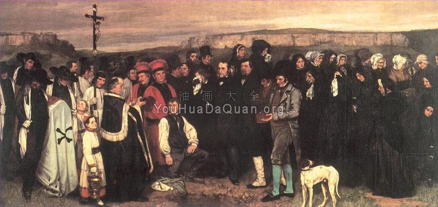 Burial at Ornans - 古斯塔夫·库尔贝